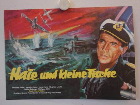 Haie und kleine Fische originales deutsches Filmplakat (R70s)
